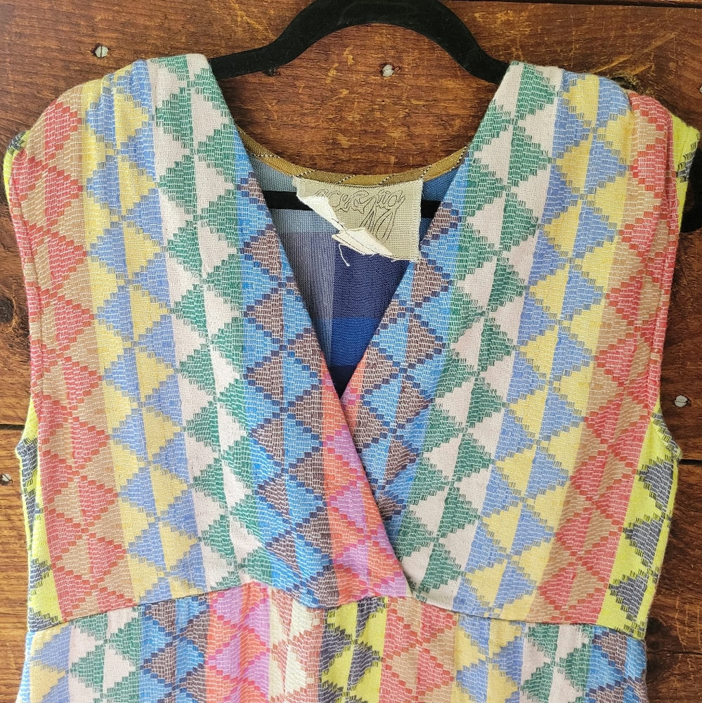 Ace & Jig Multi-colored, Sleeveless V-neck Sundress - Picture 2 of 5